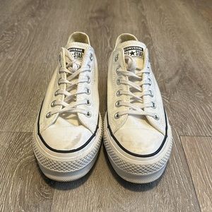 Converse Platform Lift Low White Shoe